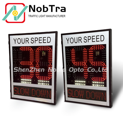 12VDC Traffic Warning Radar Sign With YOUR SPEED