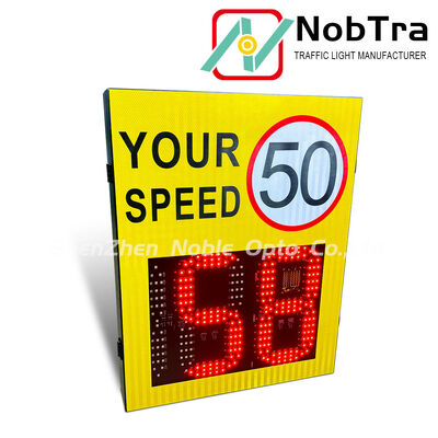 40°C To 60°C Digital Speed Limit Signs Visibility Range More Than 300 Meters Traffic Sign Suitable for Urban and Highway